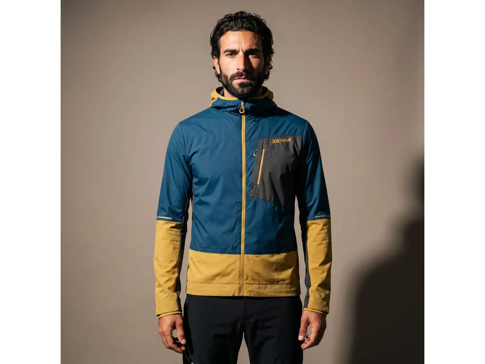 Silvini Volpiano men's jacket Navy/Brown