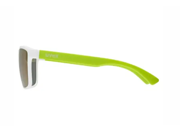 Uvex Rookie children's glasses White/Lime Matt/Mirror Green
