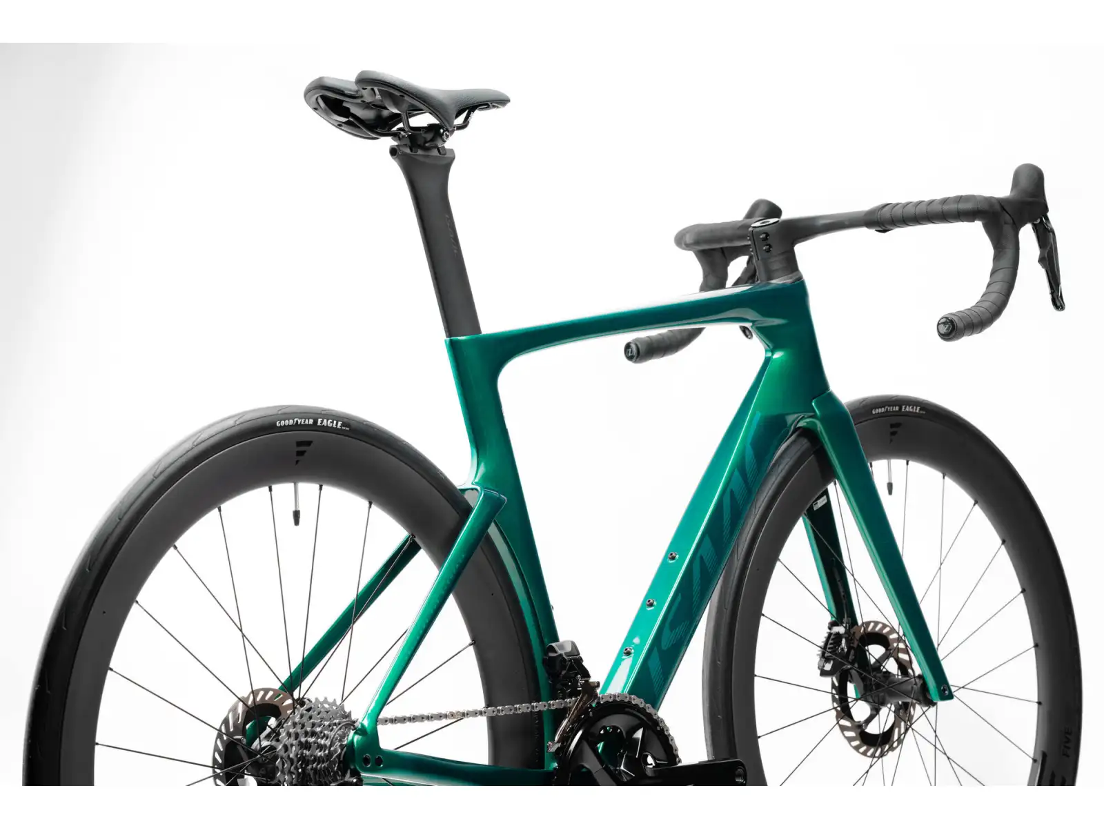 Isaac Meson Ultegra Di2 road bike Jade Green