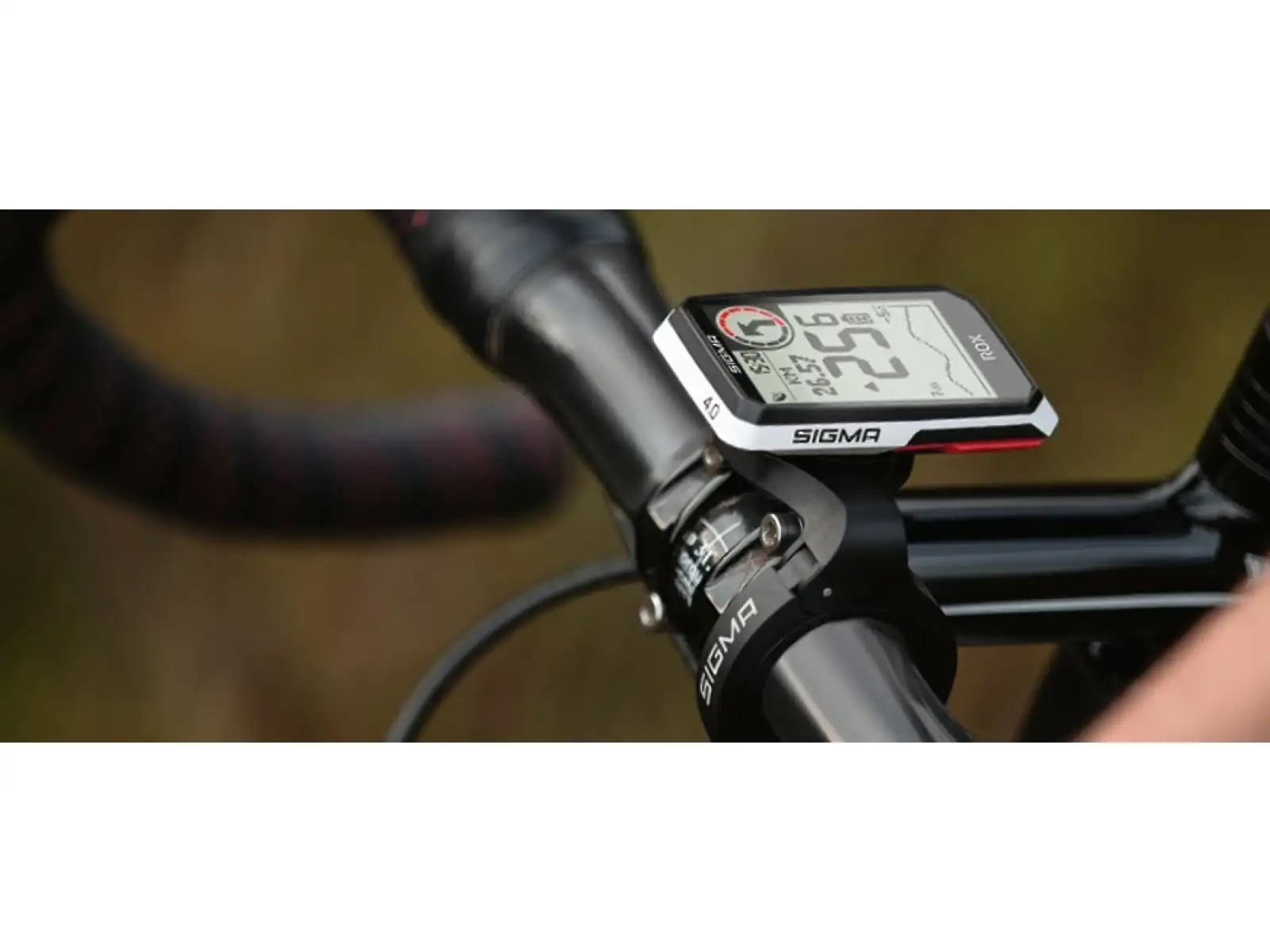 Sigma ROX 4.0 GPS computer SET with sensors black