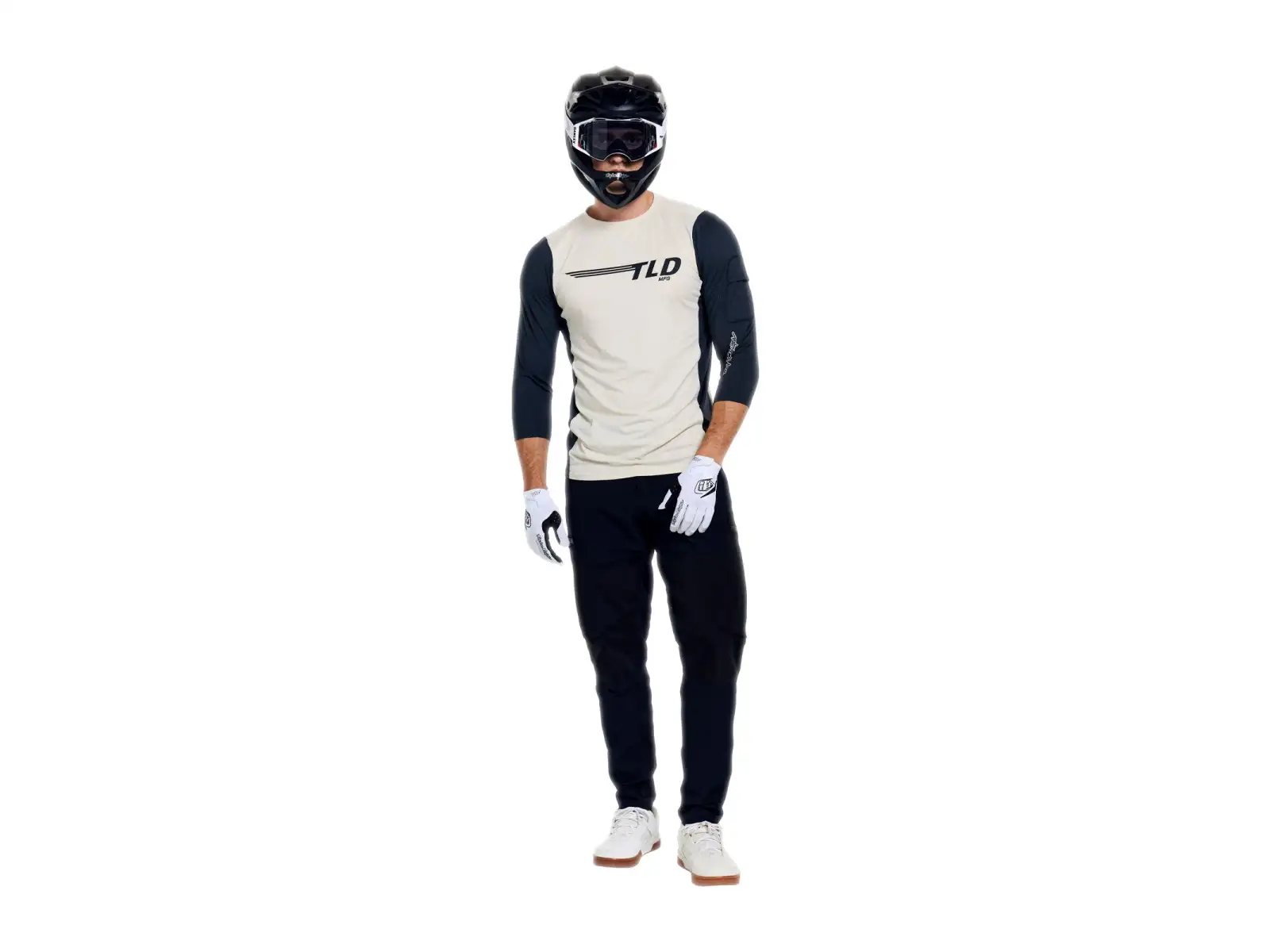 Troy Lee Designs Ruckus Ride men's jersey 3/4 sleeve Wings Pumice
