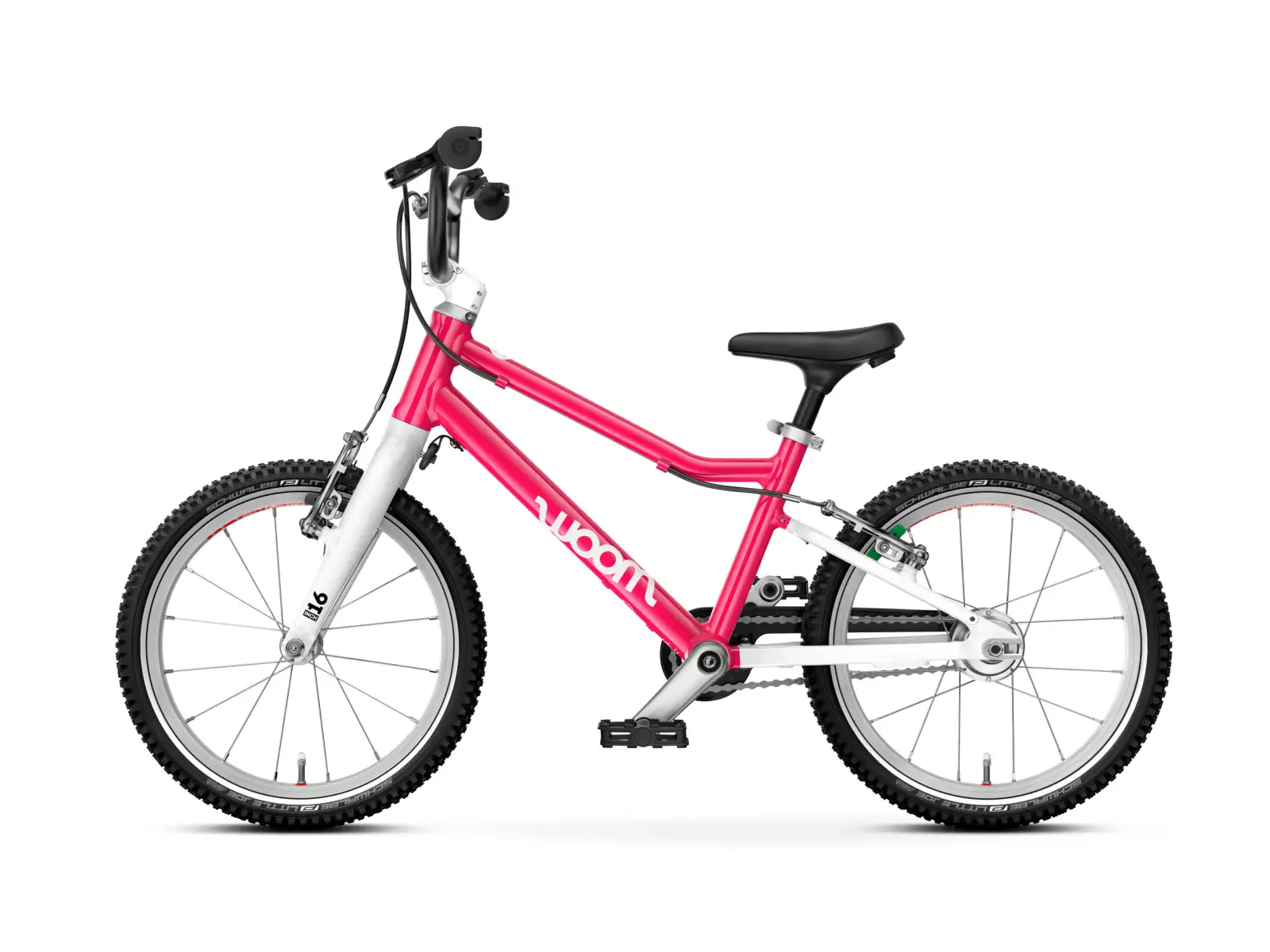 Woom GO 3 Automagic children's bike 16" Hot Pink