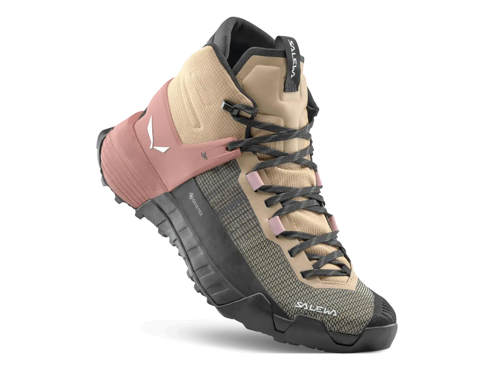 Salewa Wildfire NXT Mid GTX women's hiking boots Quicksand/Etruscan Red