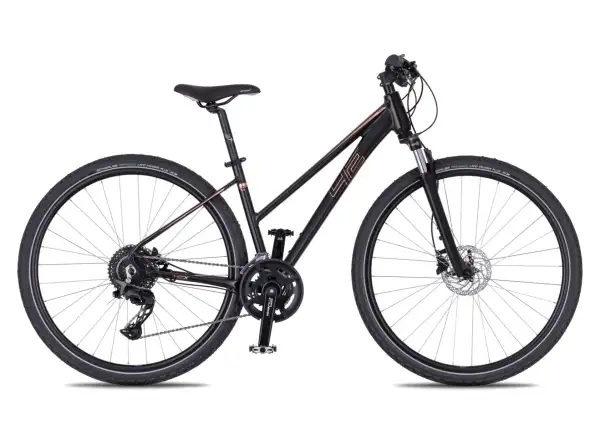 4Ever Pulse Disc trekking bike matt black / rose gold