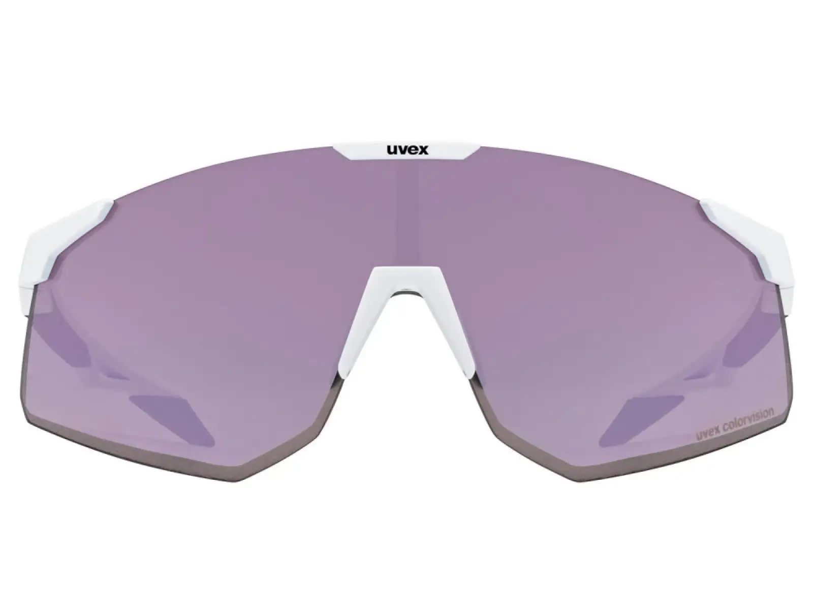 Uvex Pace Perform S ColorVision glasses White Matt/Mirror Lavender