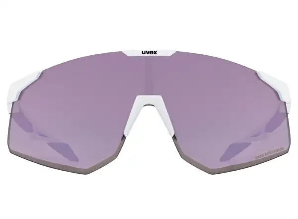 Uvex Pace Perform S ColorVision glasses White Matt/Mirror Lavender