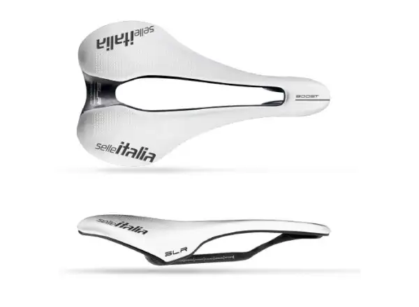 Selle Italia SLR Boost Superflow Kit Carbon L3 saddle 145x248 mm White