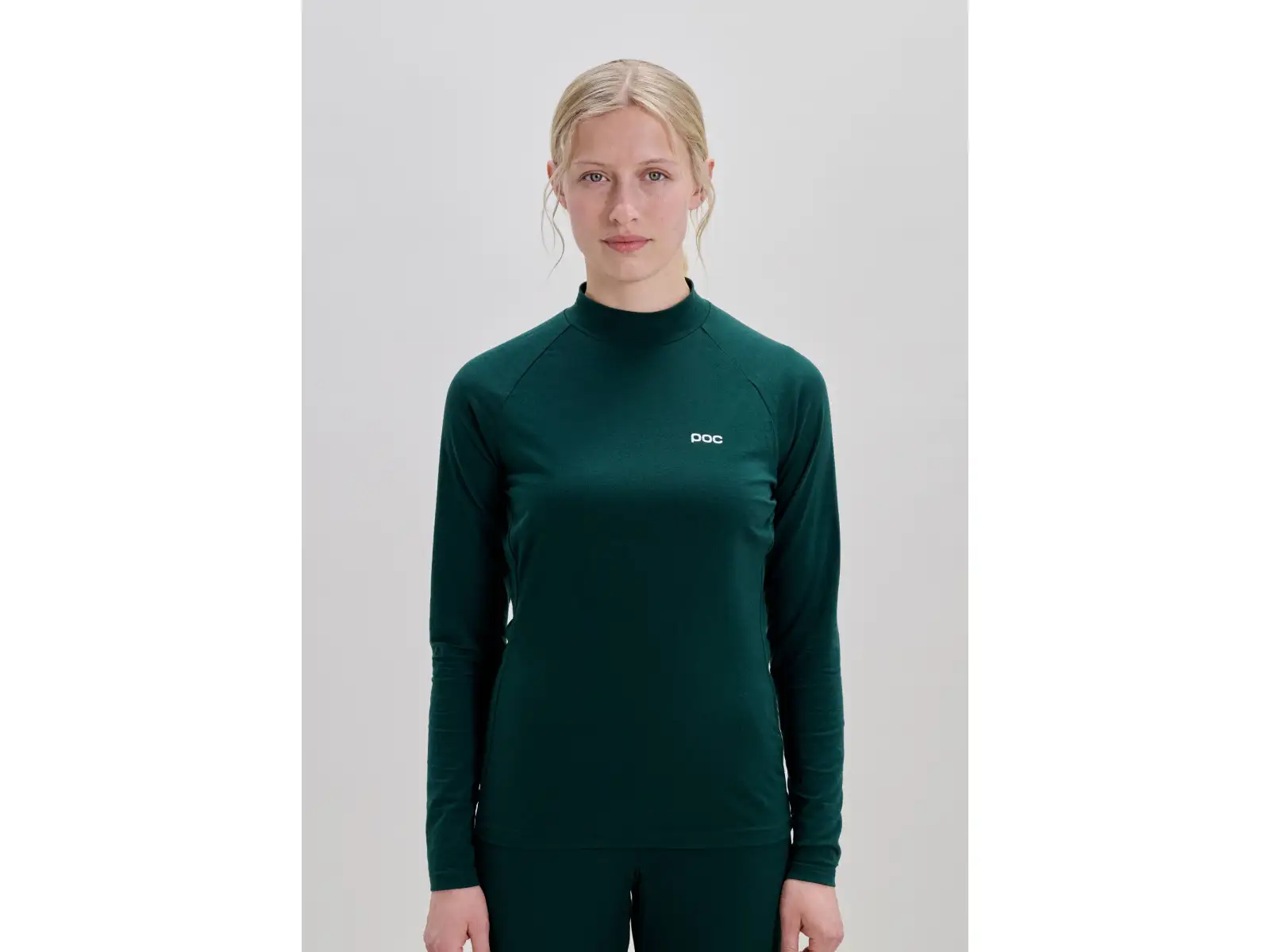 POC Layer Merino women's base layer long sleeve shirt Pargasite Green