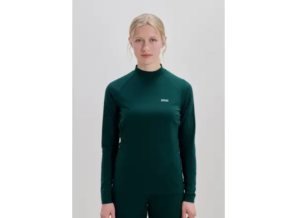 POC Layer Merino women's base layer long sleeve shirt Pargasite Green