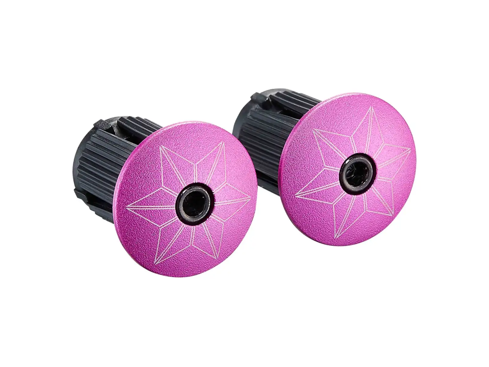 Supacaz Super Sticky Kush Splat handlebar tape Neon Pink/Pink Plugs