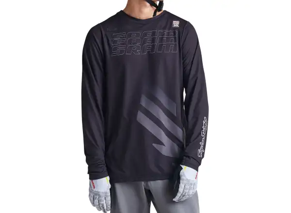 Troy Lee Design Skyline SRAM Eagle One men's jersey short sleeve Black