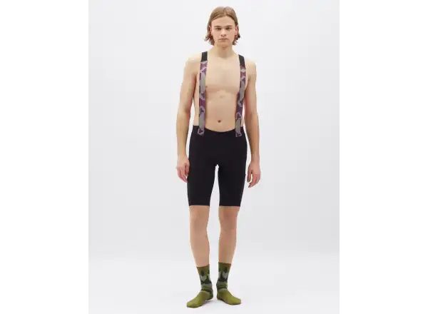 Silvini Salio shorts with pad and braces Black