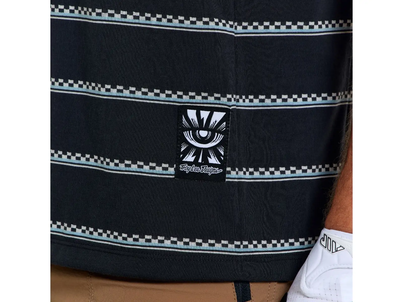 Troy Lee Designs Skyline Ride men's jersey short sleeve Checked Out Carbon