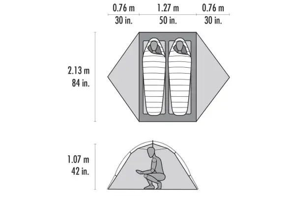 MSR Access 2 2-Person Expedition Tent