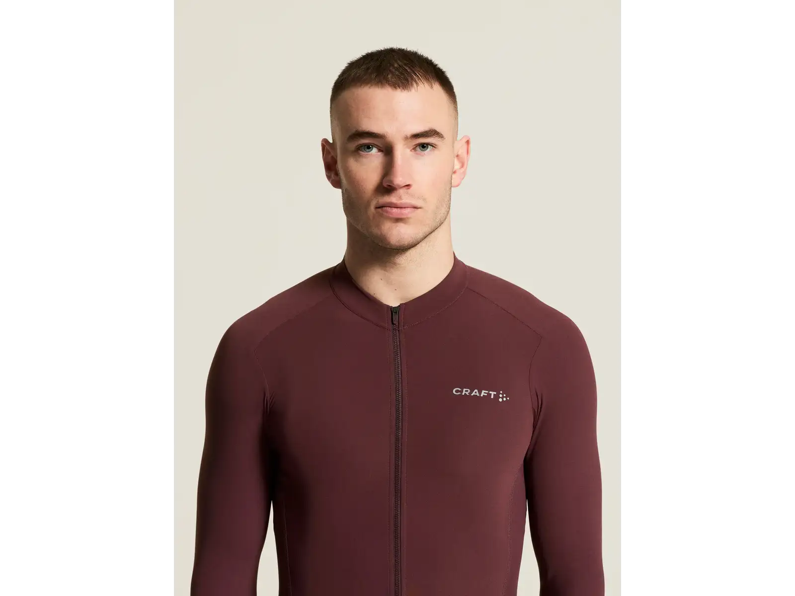 Craft Endur Training men's jersey long sleeve red