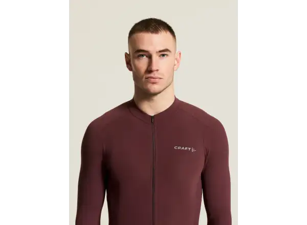 Craft Endur Training men's jersey long sleeve red