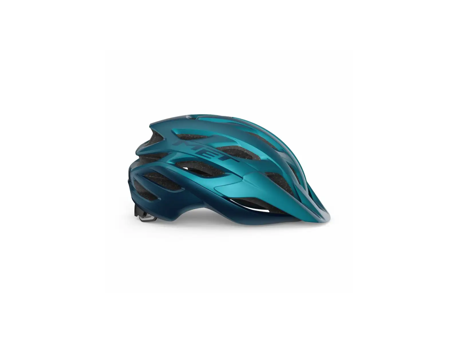 MET Veleno MIPS helmet teal blue metallic