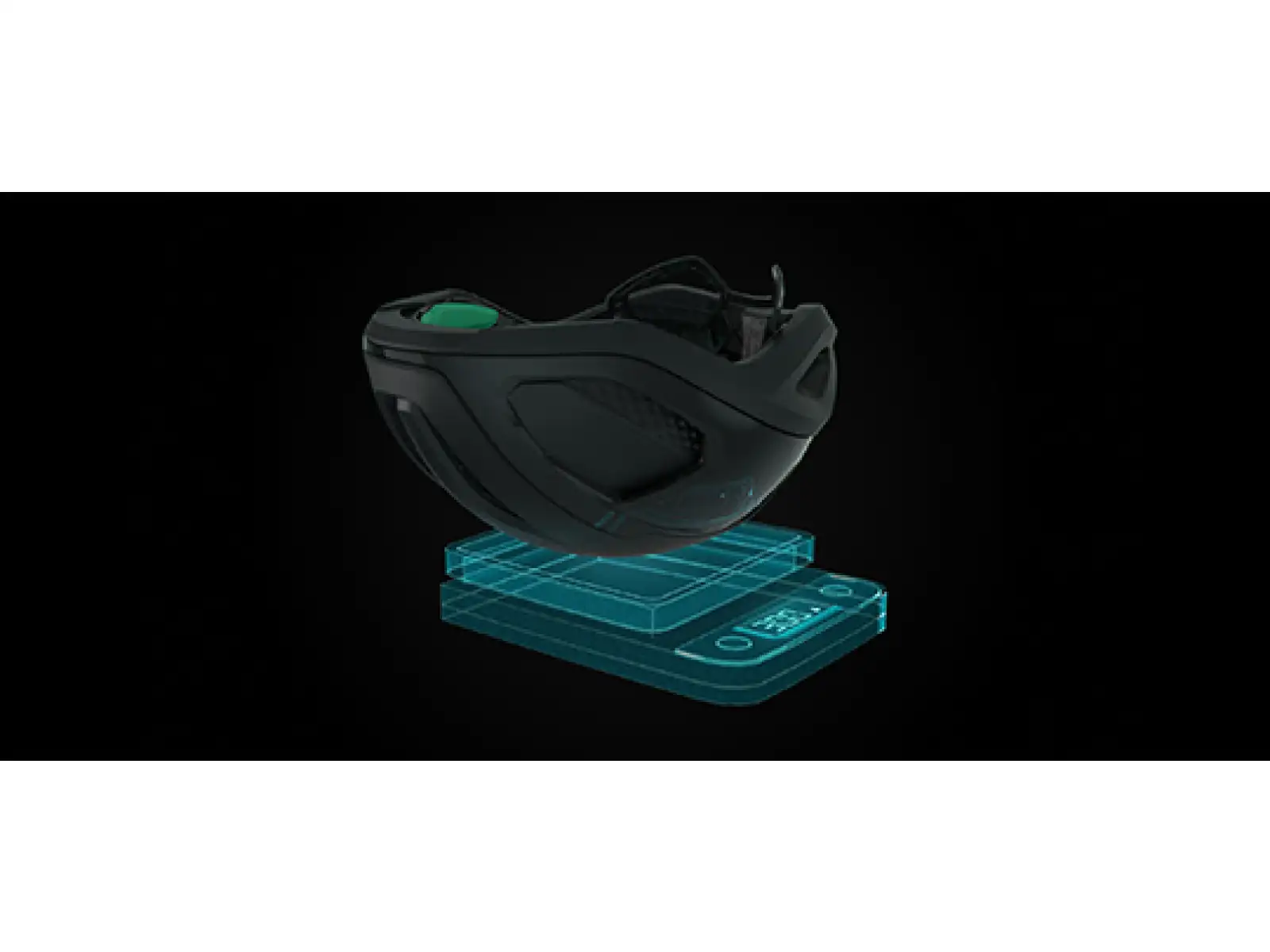 Lazer Vento KinetiCore helmet black/silver