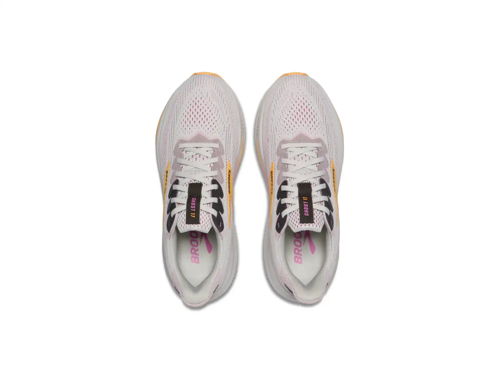 Brooks Ghost 17 women's running shoes Oyster/Apricot/Pink