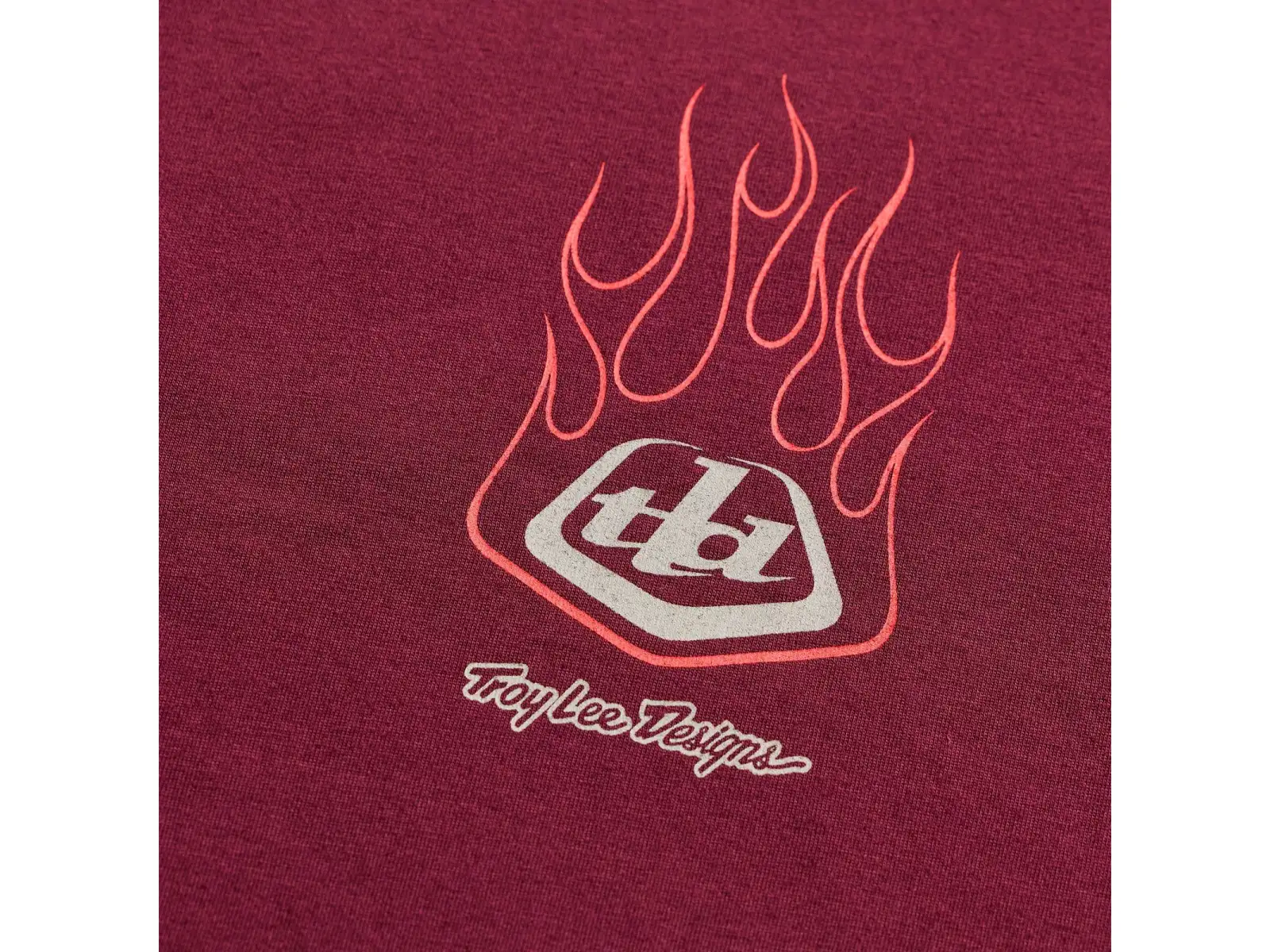 Troy Lee Designs Flame 2 men's short sleeve T-shirt Sangria