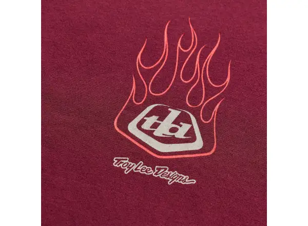 Troy Lee Designs Flame 2 men's short sleeve T-shirt Sangria