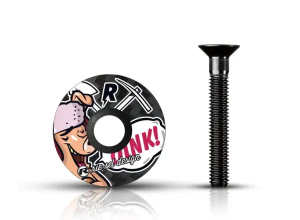 Rie:sel Design Stem:cap headset cap trail pig