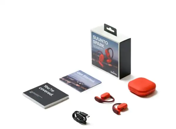 Suunto Spark running headphones Coral Orange