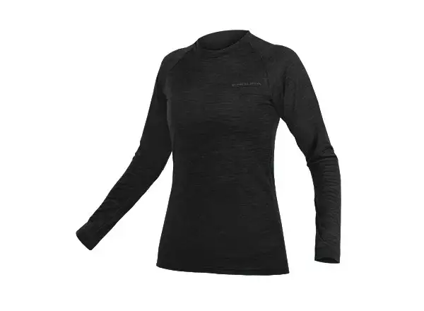 Endura Baabaa Merino women's long sleeve shirt black