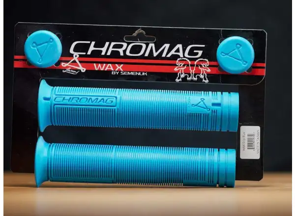Chromag Wax grips blue