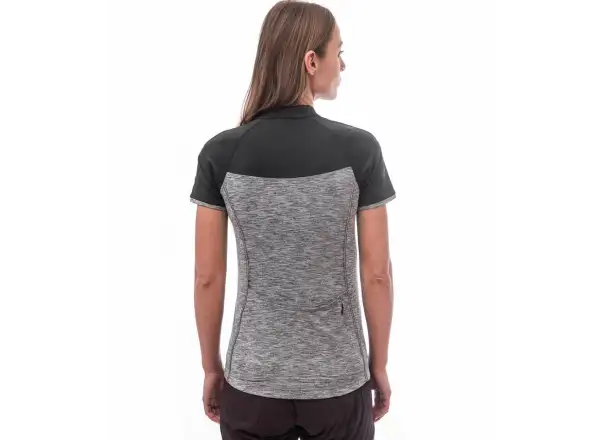 Sensor Cyklo Motion women's jersey short sleeve grey/black