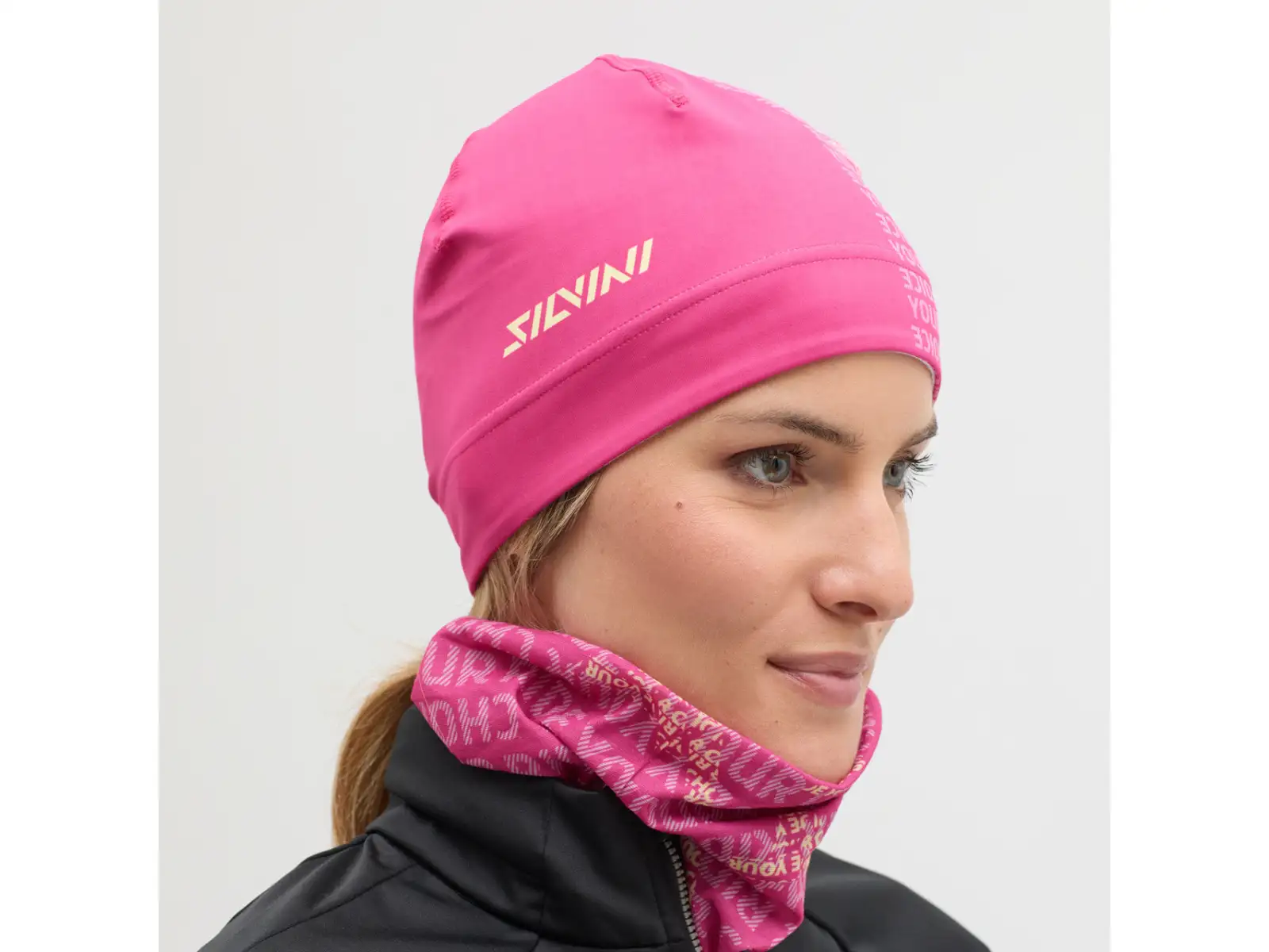Silvini Averau cap fuschia/black