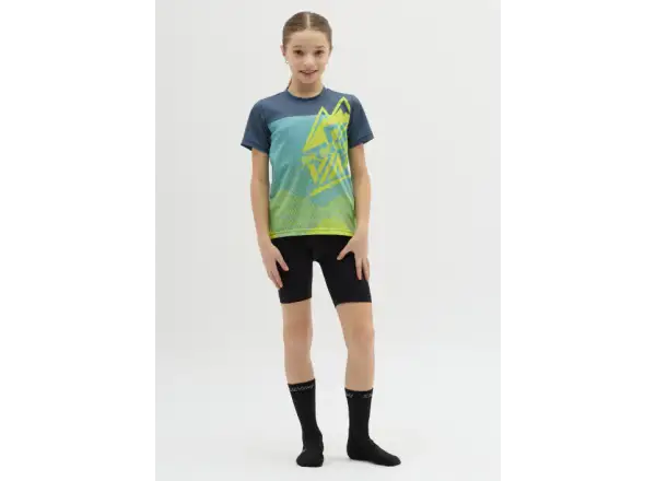 Silvini Denni kids jersey Neon/Blue