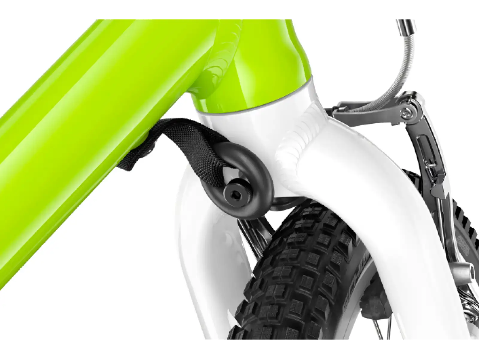 Woom 2 Lizard Lime 14 children's bike