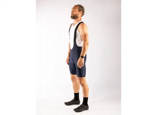 Force F Winner shorts with braces and padding blue