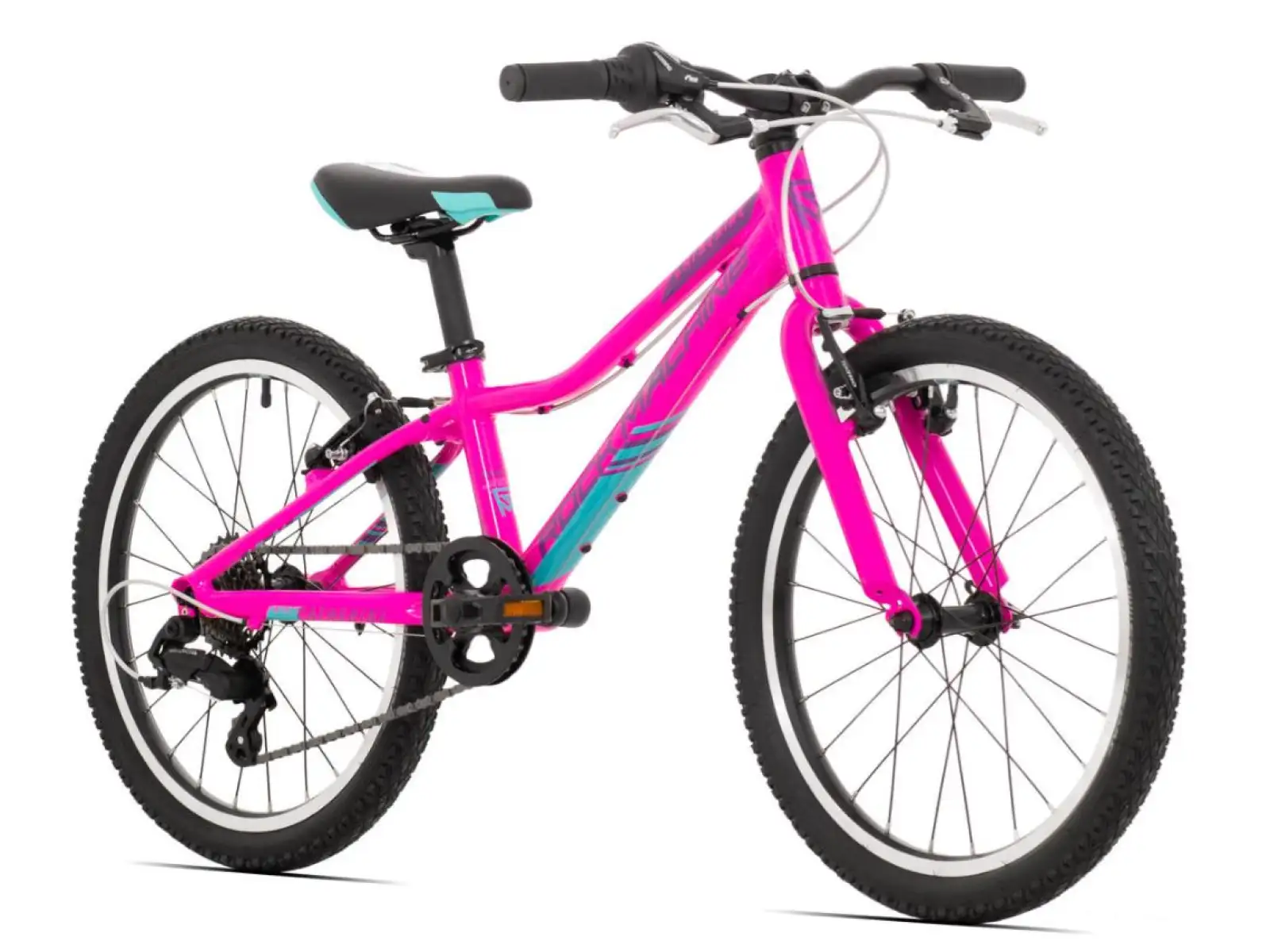 Rock Machine Catherine 20 gloss neon pink/Violet/neon cyan children's bike