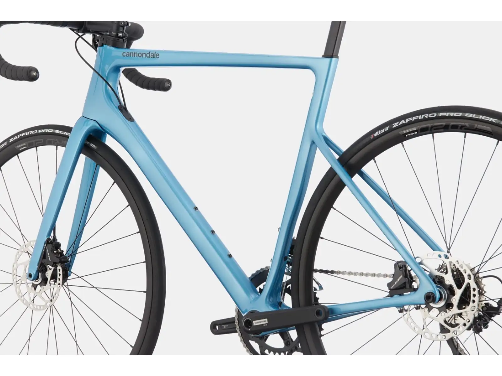 Cannondale SuperSix Evo Disc 105 road bike Alpine