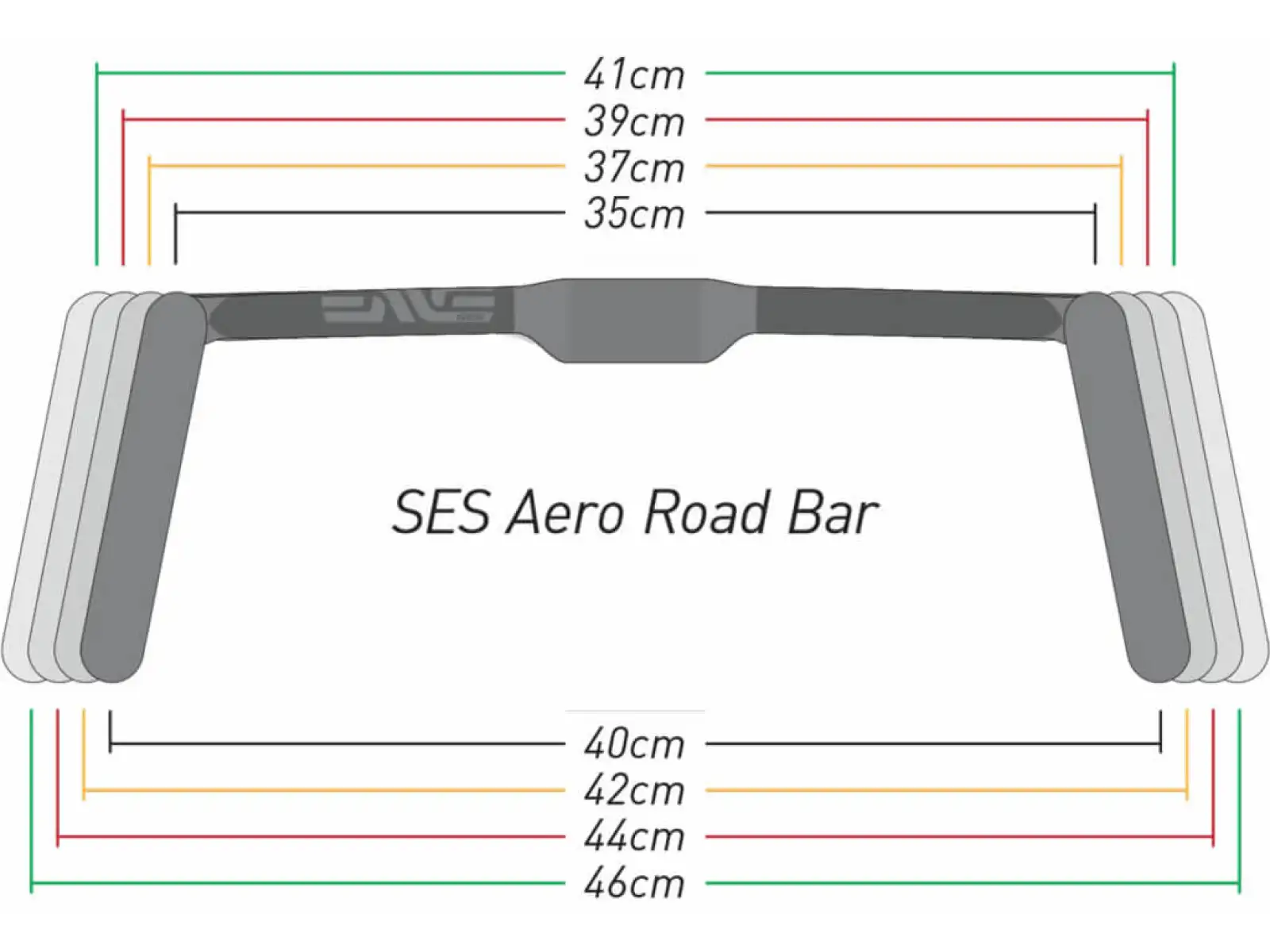 Enve SES Aero Road Compact Drop road handlebars black