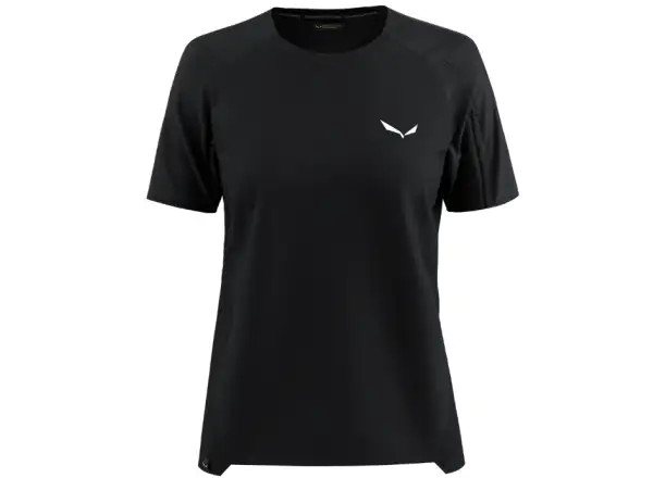 Salewa Puez AM Hyb women's shirt short sleeve Black Out