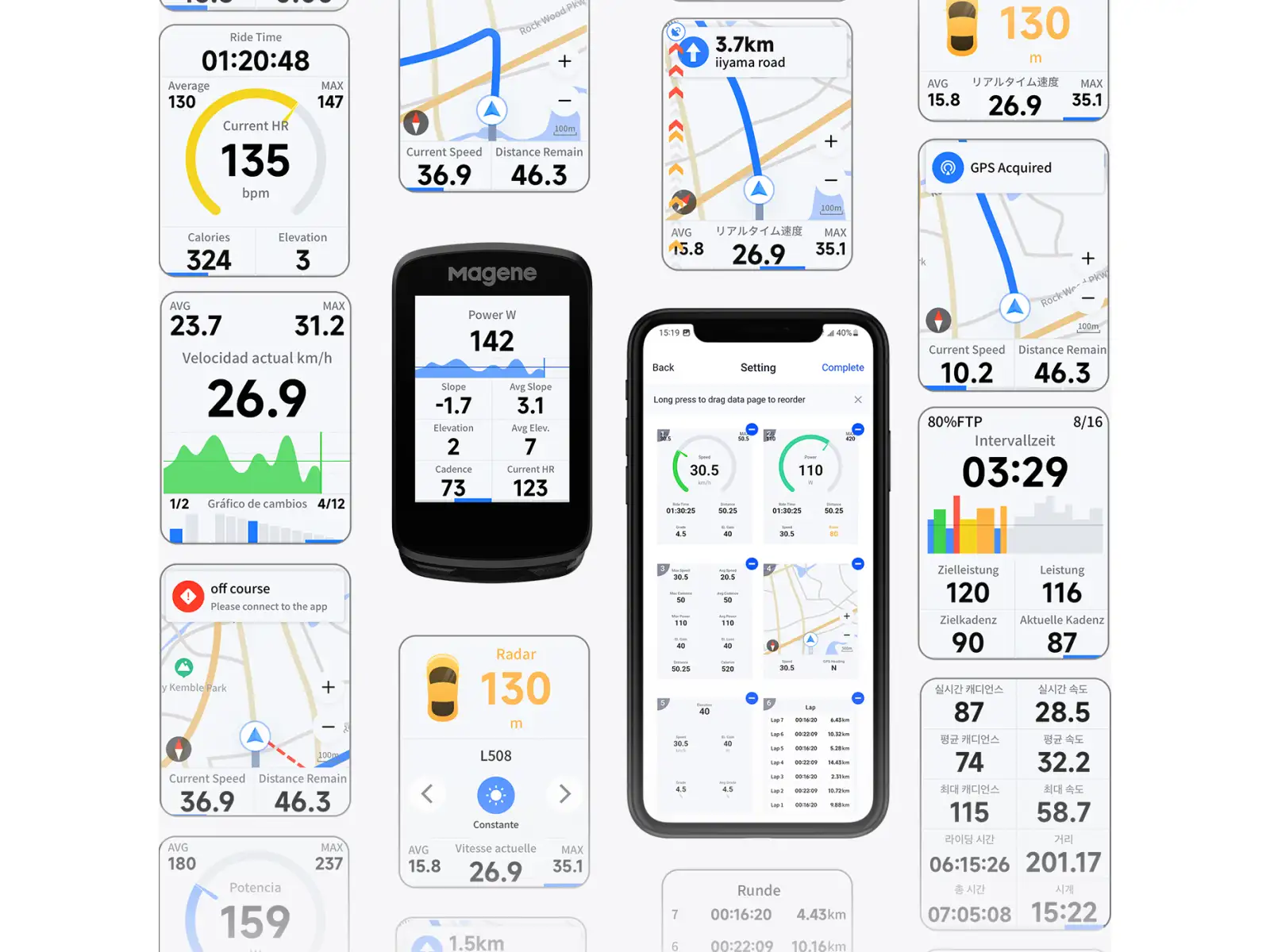 Magene C606 GPS cycling computer