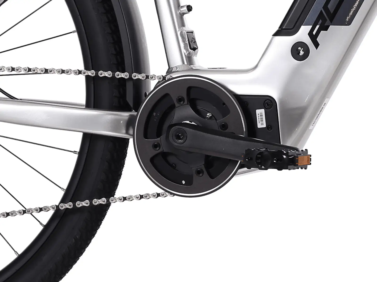 Rock Machine eSTORM 70 TOUR mountain e-bike Gloss Silver/Black/Grey