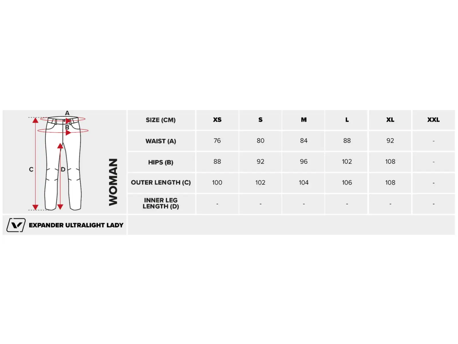 Viking Expander Ultralight women's pants Grey