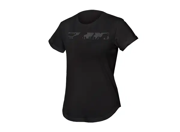 Endura One Clan Organic Tee Camo women's shirt Black
