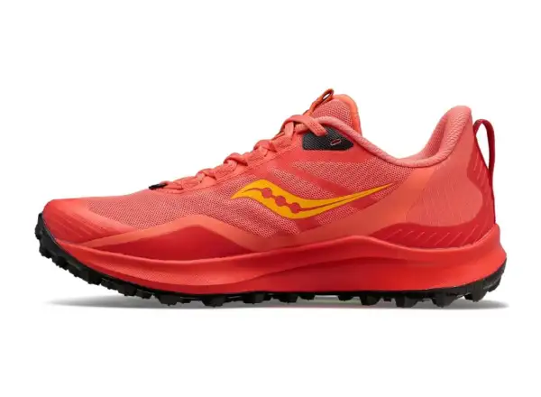 Saucony Peregrine 12 women's running shoes Coral/Redrock