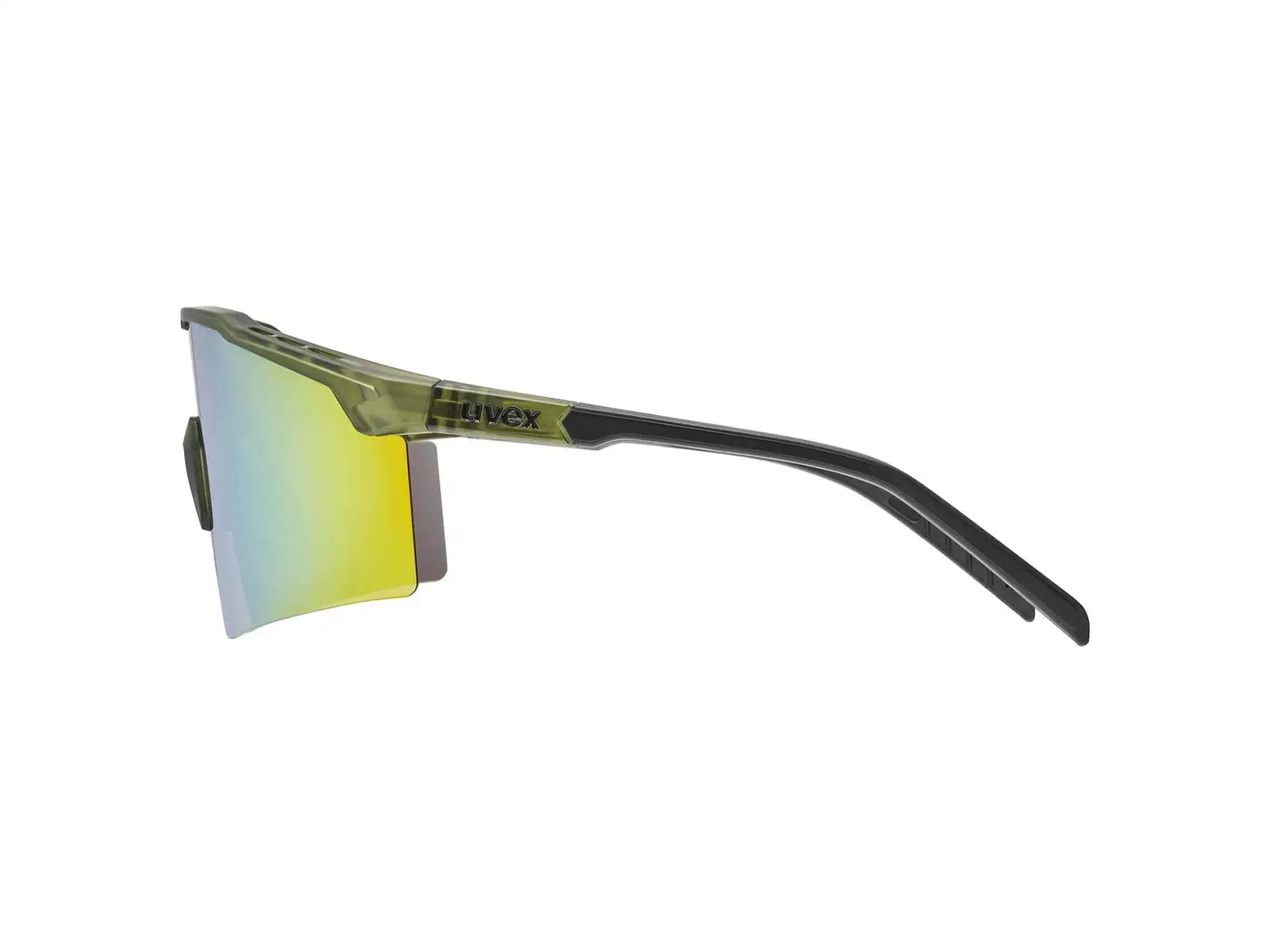 Uvex Flowline sunglasses Olive Matt/Mirror Gold