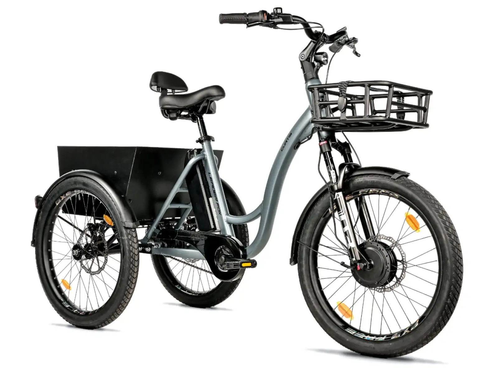 Leader Fox Curtis e-bike tricycle silver