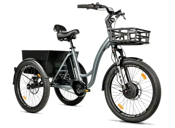 Leader Fox Curtis e-bike tricycle silver