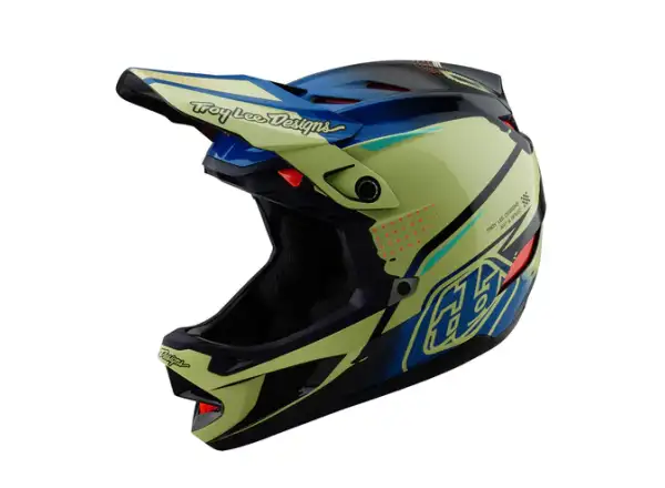 Troy Lee Designs D4 Composite helmet Drip Glo Yellow