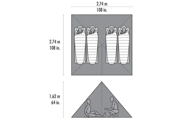 MSR Front Range UL 4-Person Tarp Shelter