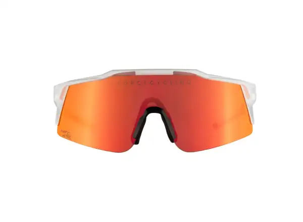 Force Nitro Junior cycling glasses transparent/red mirrored lens