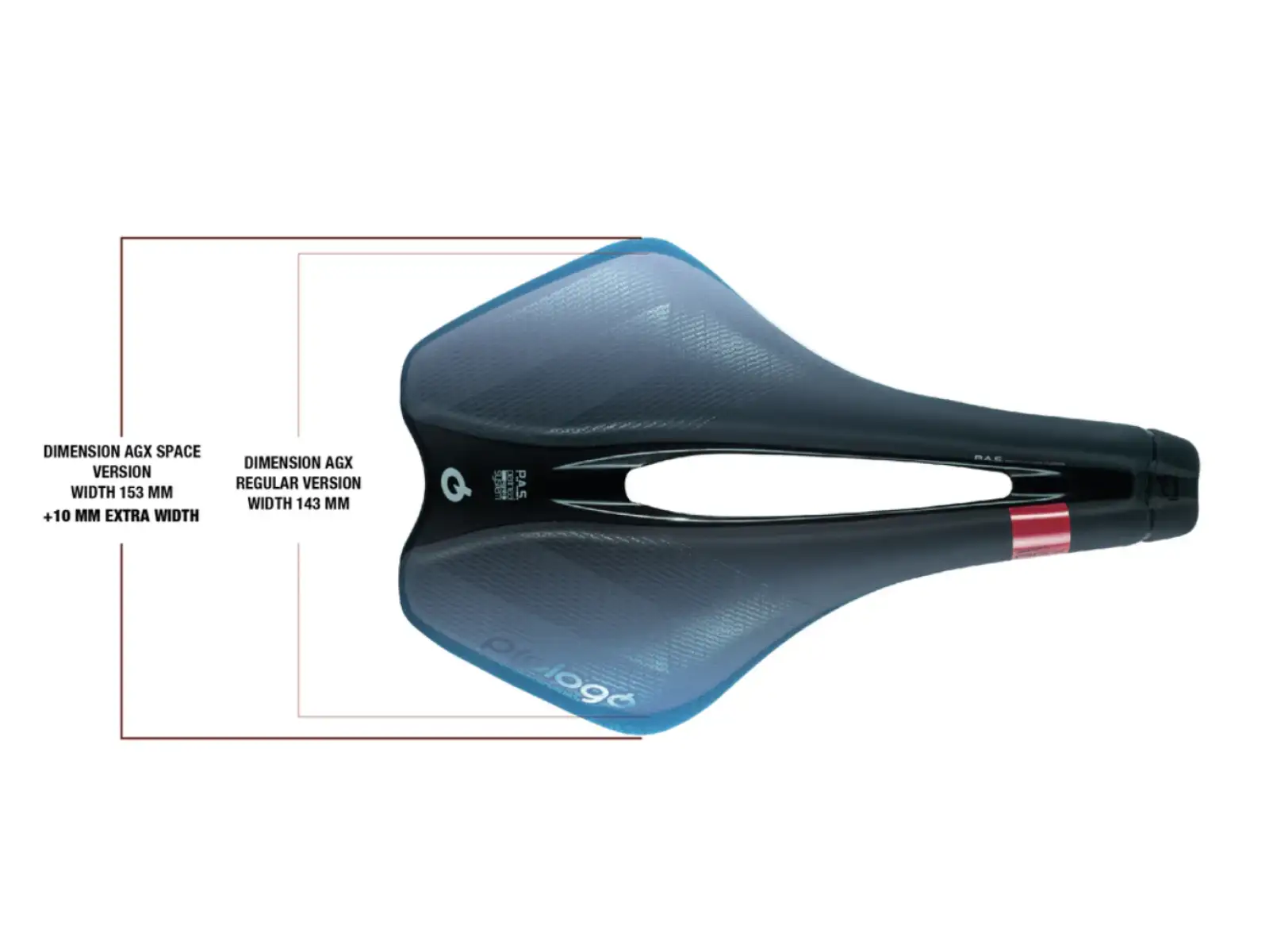 Prologo Dimension AGX Space T4.0 153 mm saddle black